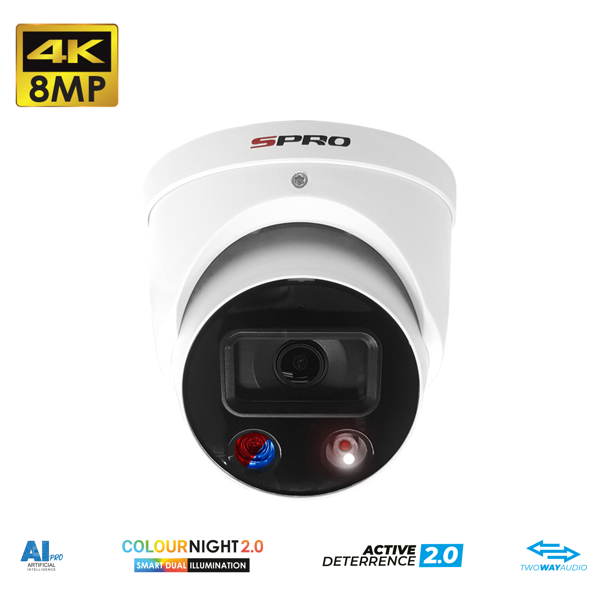 DHIPD80/28LRW/30-D-V4-White Deterrence and Acupick