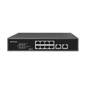 SWITCH-8P-U SPRO 8-poorts PoE-switch met 2 uplink-poorten